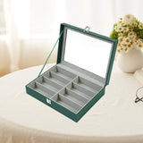 Maxbell 8 Slots Sunglasses Case Eyeglass Glasses Display Holder for Home Desk Drawer