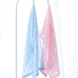 Maxbell Exfoliating Washcloth Towel Sturdy Japanse Long Body Scrub for Men and Women Blue