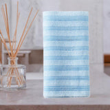 Maxbell Exfoliating Washcloth Towel Sturdy Japanse Long Body Scrub for Men and Women Blue