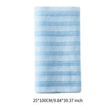 Maxbell Exfoliating Washcloth Towel Sturdy Japanse Long Body Scrub for Men and Women Blue