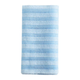 Maxbell Exfoliating Washcloth Towel Sturdy Japanse Long Body Scrub for Men and Women Blue