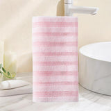 Maxbell Exfoliating Washcloth Towel Sturdy Japanse Long Body Scrub for Men and Women Pink