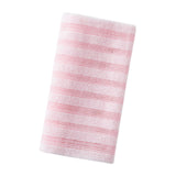 Maxbell Exfoliating Washcloth Towel Sturdy Japanse Long Body Scrub for Men and Women Pink