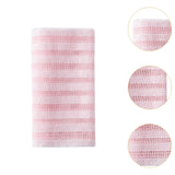 Maxbell Exfoliating Washcloth Towel Sturdy Japanse Long Body Scrub for Men and Women Pink
