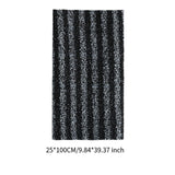Maxbell Exfoliating Washcloth Towel Sturdy Japanse Long Body Scrub for Men and Women Black Strips