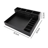 Maxbell Barber Clippers Tray Station PU Leather Stylist Tool Box Hair Trimmer Holder Large