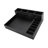 Maxbell Barber Clippers Tray Station PU Leather Stylist Tool Box Hair Trimmer Holder Large