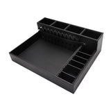 Maxbell Barber Clippers Tray Station PU Leather Stylist Tool Box Hair Trimmer Holder Large