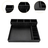 Maxbell Barber Clippers Tray Station PU Leather Stylist Tool Box Hair Trimmer Holder Large