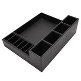 Maxbell Barber Clippers Tray Station PU Leather Stylist Tool Box Hair Trimmer Holder Large