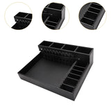 Maxbell Barber Clippers Tray Station PU Leather Stylist Tool Box Hair Trimmer Holder Small