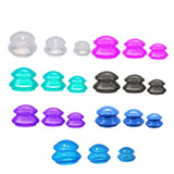 Maxbell 3x Massage Cup for Body Relaxation Massaging Face Deep Tissue Blue