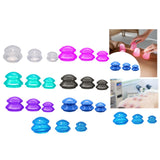 Maxbell 3x Massage Cup for Body Relaxation Massaging Face Deep Tissue Blue