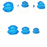 Maxbell 3x Massage Cup for Body Relaxation Massaging Face Deep Tissue Blue