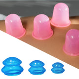 Maxbell 3x Massage Cup for Body Relaxation Massaging Face Deep Tissue Blue
