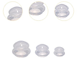Maxbell 3x Massage Cup for Body Relaxation Massaging Face Deep Tissue Clear