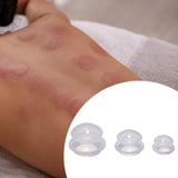 Maxbell 3x Massage Cup for Body Relaxation Massaging Face Deep Tissue Clear