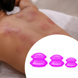 Maxbell 3x Massage Cup for Body Relaxation Massaging Face Deep Tissue Rose