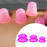 Maxbell 3x Massage Cup for Body Relaxation Massaging Face Deep Tissue Rose