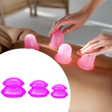 Maxbell 3x Massage Cup for Body Relaxation Massaging Face Deep Tissue Rose