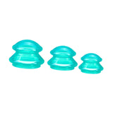 Maxbell 3x Massage Cup for Body Relaxation Massaging Face Deep Tissue Green