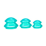Maxbell 3x Massage Cup for Body Relaxation Massaging Face Deep Tissue Green