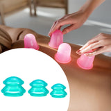 Maxbell 3x Massage Cup for Body Relaxation Massaging Face Deep Tissue Green