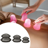 Maxbell 3x Massage Cup for Body Relaxation Massaging Face Deep Tissue Black