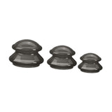 Maxbell 3x Massage Cup for Body Relaxation Massaging Face Deep Tissue Black