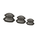 Maxbell 3x Massage Cup for Body Relaxation Massaging Face Deep Tissue Black