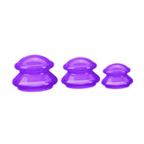 Maxbell 3x Massage Cup for Body Relaxation Massaging Face Deep Tissue Violet