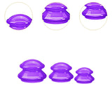 Maxbell 3x Massage Cup for Body Relaxation Massaging Face Deep Tissue Violet