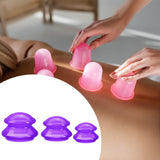 Maxbell 3x Massage Cup for Body Relaxation Massaging Face Deep Tissue Violet