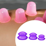 Maxbell 3x Massage Cup for Body Relaxation Massaging Face Deep Tissue Violet