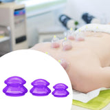 Maxbell 3x Massage Cup for Body Relaxation Massaging Face Deep Tissue Violet