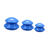 Maxbell 3x Massage Cup for Body Relaxation Massaging Face Deep Tissue Dark Blue