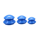 Maxbell 3x Massage Cup for Body Relaxation Massaging Face Deep Tissue Dark Blue