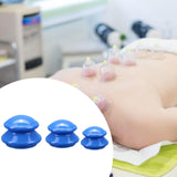 Maxbell 3x Massage Cup for Body Relaxation Massaging Face Deep Tissue Dark Blue
