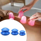 Maxbell 3x Massage Cup for Body Relaxation Massaging Face Deep Tissue Dark Blue