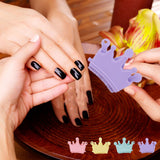 Maxbell 2x Nail Art Tool Manicure Tool Versatile Nail Stand for Home Beginners Salon Violet