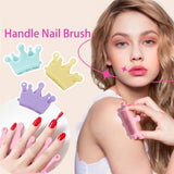 Maxbell 2x Nail Art Tool Manicure Tool Versatile Nail Stand for Home Beginners Salon Violet