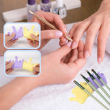 Maxbell 2x Nail Art Tool Manicure Tool Versatile Nail Stand for Home Beginners Salon Violet