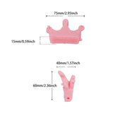 Maxbell 2x Nail Art Tool Manicure Tool Versatile Nail Stand for Home Beginners Salon Pink