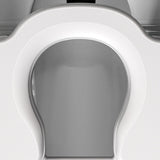 Maxbell Toilet Stool Portable Non Slip Compact Squat Potty for Potty Toilet Bathroom 18.5cm white balck