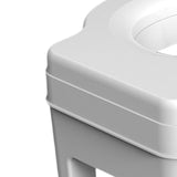 Maxbell Toilet Stool Portable Non Slip Compact Squat Potty for Potty Toilet Bathroom 18.5cm white