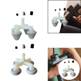 Maxbell Massager 4 Head Sturdy Easy to Use Relaxation Accessoires for Legs Neck Back Point Head