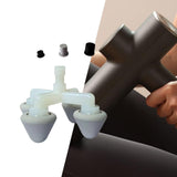 Maxbell Massager 4 Head Sturdy Easy to Use Relaxation Accessoires for Legs Neck Back Point Head