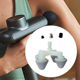 Maxbell Massager 4 Head Sturdy Easy to Use Relaxation Accessoires for Legs Neck Back Point Head