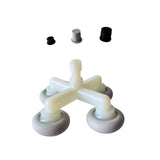 Maxbell Massager 4 Head Sturdy Easy to Use Relaxation Accessoires for Legs Neck Back Round Head