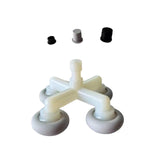 Maxbell Massager 4 Head Sturdy Easy to Use Relaxation Accessoires for Legs Neck Back Round Head